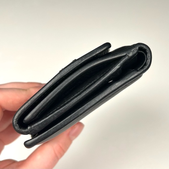 Christian Dior Compact Snap Wallet Floating Charm Logo - Picture 3 of 8